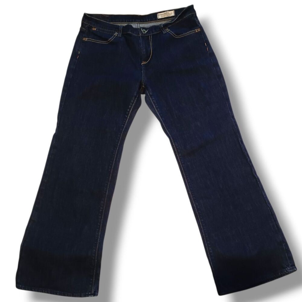 Polo Ralph Lauren Kelly Easy Fit Bootcut Jeans-Size 14 Short-Dark Wash-Mid Rise